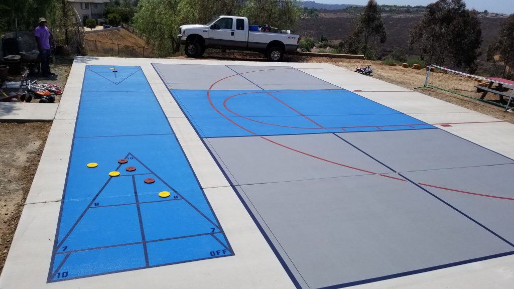 Custom Mutli-Sport Park Court