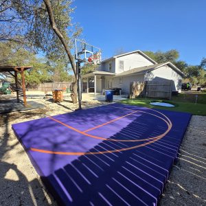 Custom Half Court Basketball