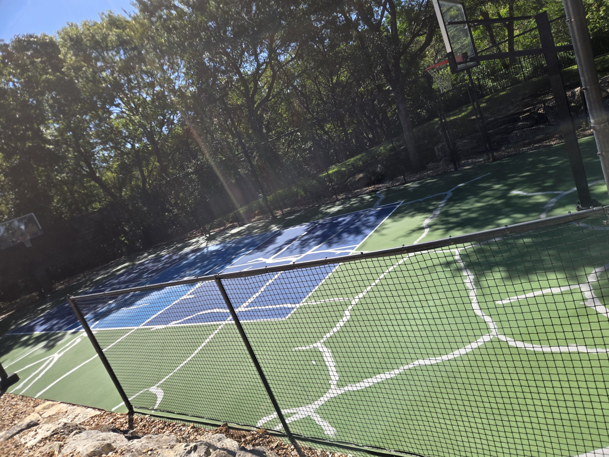 Austin Job, filling cracks and prepping for Grizzly Mat Installation